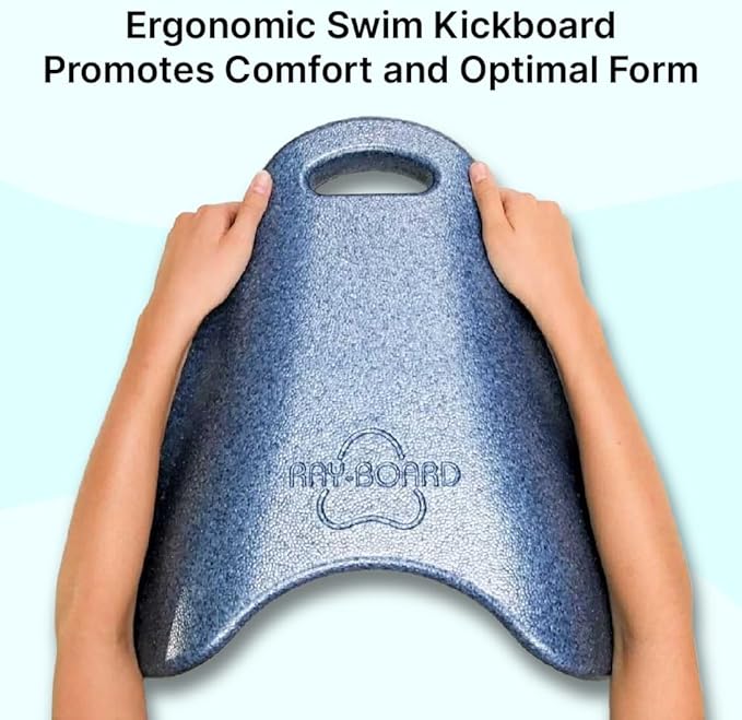 Swim Kickboard: Ergonomic for Comfort and Performance- Promotes Natural Swimming Position, Supportive Kick Board | Advanced Workout and Training Equipment for Pool-StrideForce Fitness