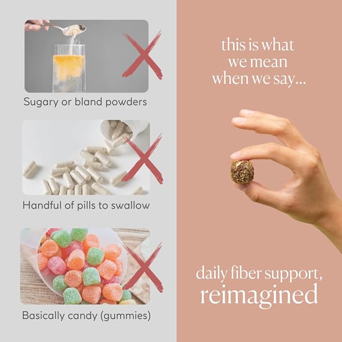 Fiber Supplement - 5g Daily Fiber Bite - Supports Regularity, Digestion and Gut Health - All Natural Ingredients, Banana Cinnamon Flavor, 30 Servings-StrideForce Fitness