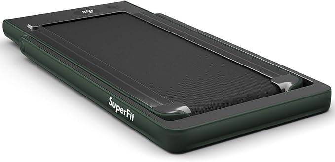 GYMAX Walking Pad, 2.25HP Dual Display Foldable Treadmill for Home with Remote/Smart App Control, Portable Compact Treadmill for Office Under Desk, Folding Running Machine for Small Spaces-StrideForce Fitness