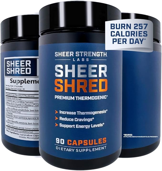 Thermogenic Capsaicin & L-Carnitine Premium Supplement for Men, Jitter-Free Blend of Capsaicin, Rauwolscine, Forskohlii, L-Carnitine & L-Theanine Supplement - 30SV-StrideForce Fitness