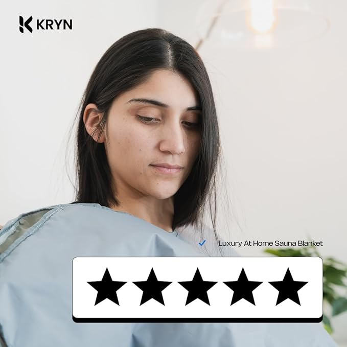 Angora Brands Sauna Blankets for Home Use - Sauna Wrap Full Body - Personal Sauna - Versatile Sauna Wrap- Portable Sauna for Home Relaxation- Sauna Blanket by Kryn-StrideForce Fitness