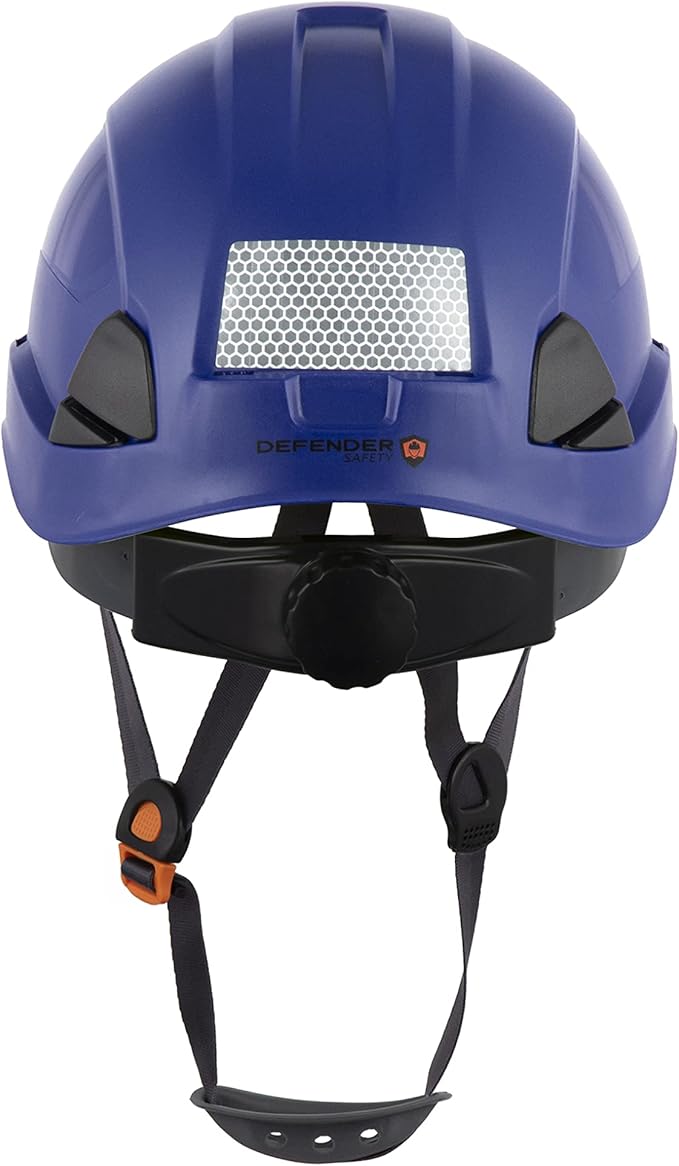 Defender Safety H1 Safety Helmet Hard Hat with Visor ANSI Z89.1-StrideForce Fitness