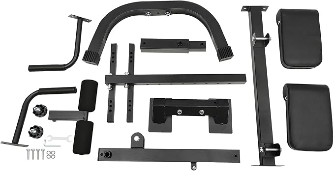 Roman Chair, Hyperextension Bench Roman Chair Adjustable Back Extension Machine Lower Back Exercise Equipment Multi-Functional Workout Bench for Home Gym Full Body Abs Glutes Core Muscles-StrideForce Fitness