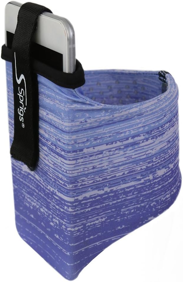 Sprigs Phone Armband Sleeve for iPhone 14, 13, 12, 11, X Galaxy Z, S22, S21, S20 Google Pixel 7, 6, 5. The Lightest & Most Comfortable Running Armband, Stretches to Fit All Phones with Case for Women & Men-StrideForce Fitness