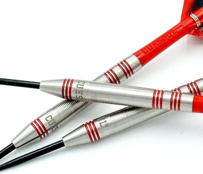 CUESOUL Professional Tungsten Steel Tip Dart Set 85% Tungsten 22g/24g/26g-Glory Series-StrideForce Fitness