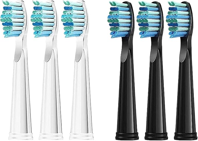 Replaceable Brush Heads Bristle Refill ，Compatibility for Seago/Fairywill Electric Toothbrush FW/SG 507/508/515/551/917/959(Type 1)
