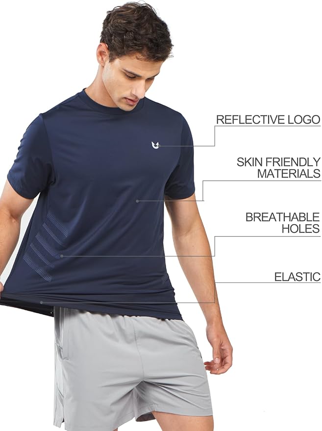 NORTHYARD Breathable 2.0™ Men's Athletic Workout T-Shirt-StrideForce Fitness