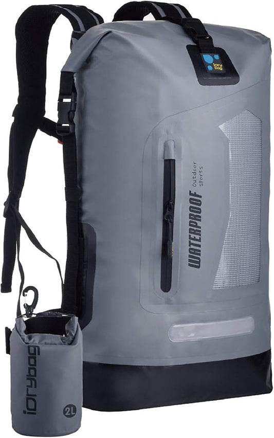 IDRYBAG Waterproof Backpack for Men 20L/30L/40L, Floating Dry Bag Kayak, Dry Backpack Hiking-StrideForce Fitness