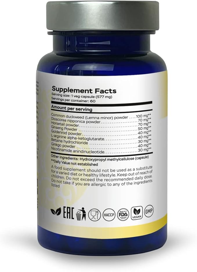 EnergyTune Energy Supplements, Increases Nutrient Absorption and Promotes Overall Health and Immune Support - Non-GMO, Gluten Free, Vegetarian - Veg Capsules (60 Count (Pack of 1))-StrideForce Fitness