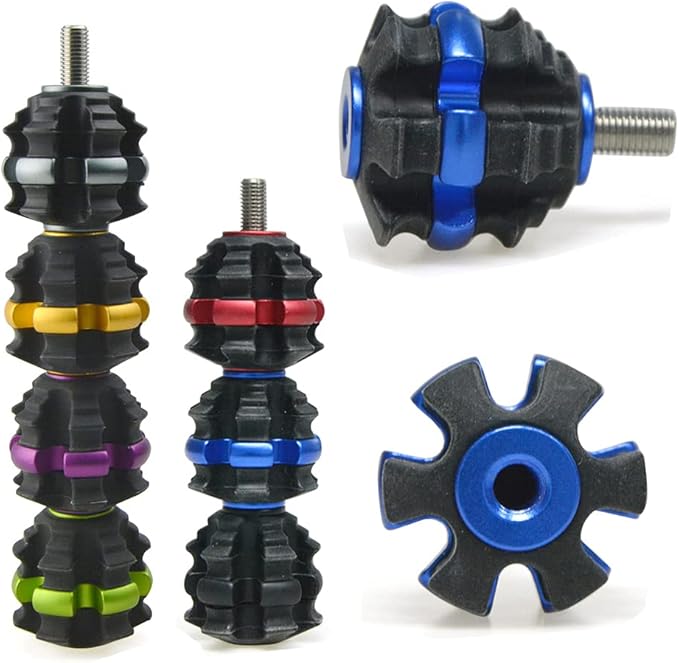 ZSHJGJR Archery Stackable Bow Stabilizer Ball Reduce Shock Absorber Balance Bar Vibration Damper Silencer for Recurve Compound Bow Hunting Shooting-StrideForce Fitness