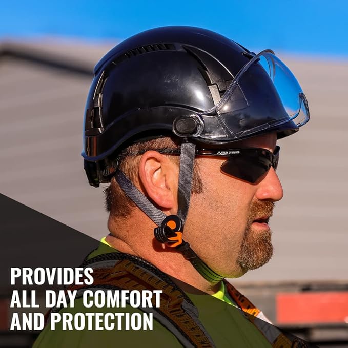 Malta Dynamics APEX Type 2 Safety Helmet – OSHA and ANSI Z89.1 Compliant Safety Hard Hats for Construction Workers and Vented Helmet for Head Protection-StrideForce Fitness