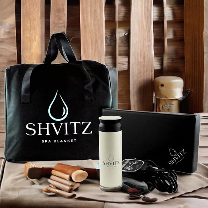 Shvitz Infrared Sauna Blanket - Portable Sauna For At Home Far Infrared Therapy to Detox and Relax Your Body and Mind - Used by the Elite and Athletes for Next Level Relaxation and Exercise Recovery