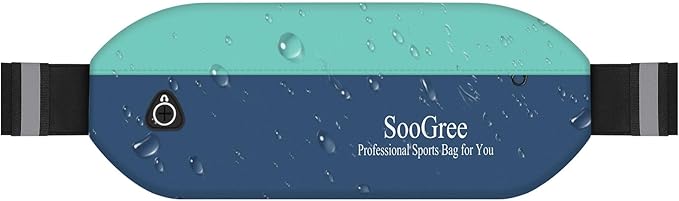 Slim Fanny Packs for Women Men,Waterproof Waist Pack with Reflective Strip Adjustable Strap,Running Belt for Sports Workout Cycling Hiking, Casual Hands-Free Wallets Phone Bag (Style 5)-StrideForce Fitness