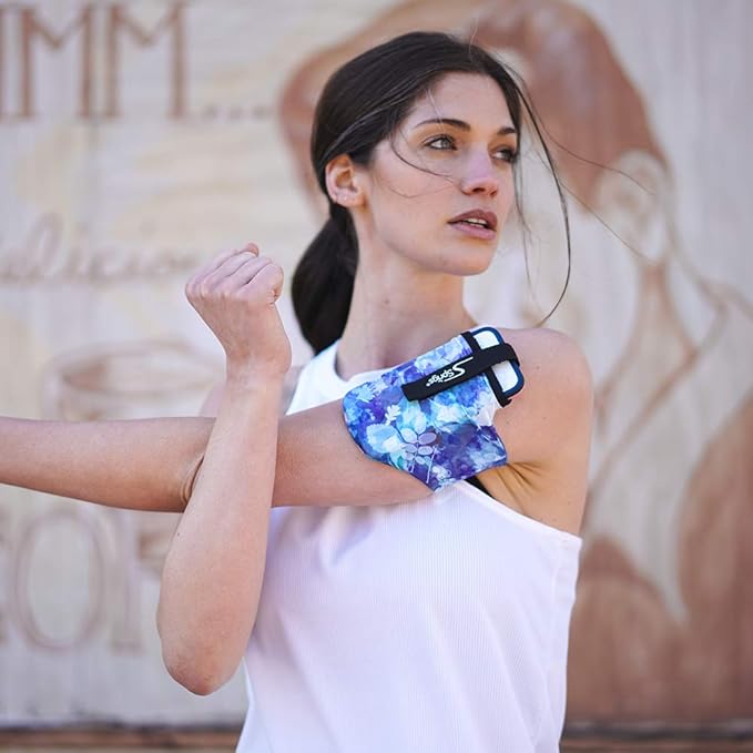 Sprigs Phone Armband Sleeve for iPhone 14, 13, 12, 11, X Galaxy Z, S22, S21, S20 Google Pixel 7, 6, 5. The Lightest & Most Comfortable Running Armband, Stretches to Fit All Phones with Case for Women & Men-StrideForce Fitness