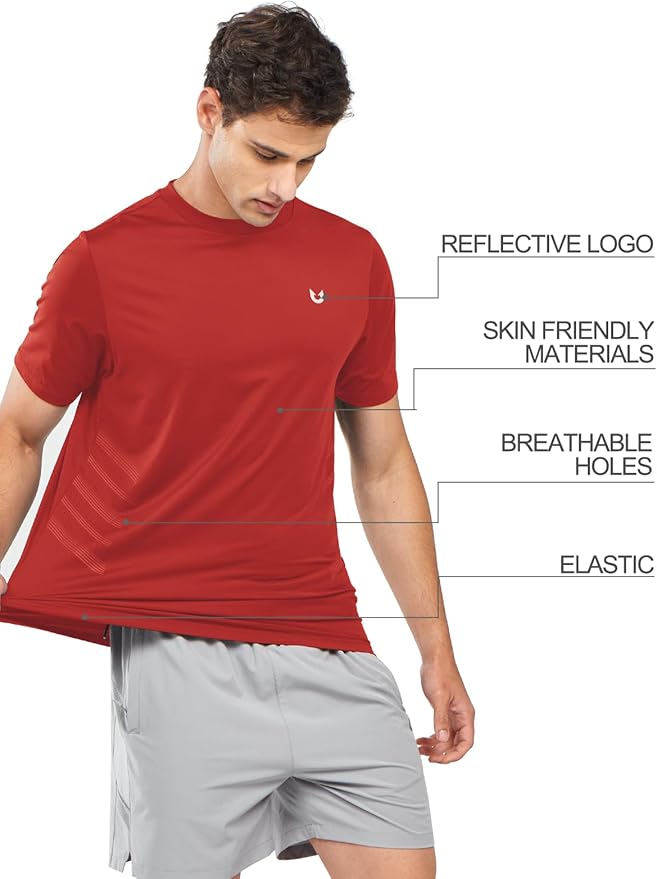 NORTHYARD Breathable 2.0™ Men's Athletic Workout T-Shirt-StrideForce Fitness