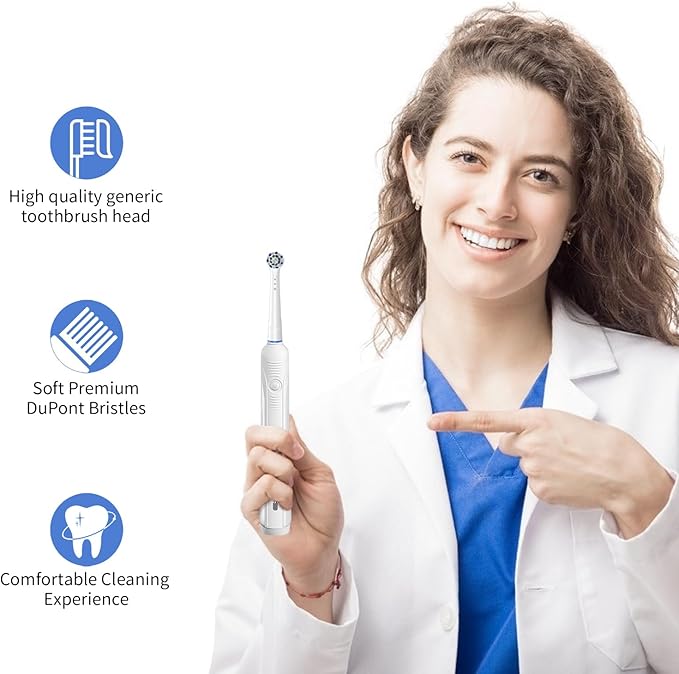 Replacement Toothbrush Heads for Oral B Braun, 8 Pack Professional Electric Toothbrush Heads, Precision Clean Brush Heads Refill Compatible with Oral-B 7000/Pro 1000/9600/ 5000/3000/8000 (8pack)