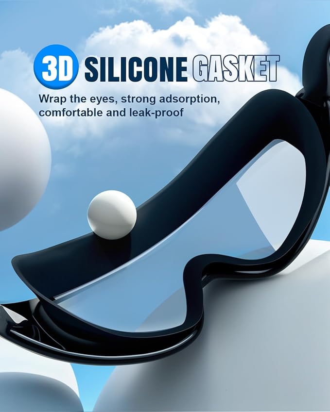 Rantizon Swim Goggles 2 Pack, Wide View Anti Fog&UV Swimming Goggles for Audlt, No Leaking Swim Glasses for Men Women Kids-StrideForce Fitness