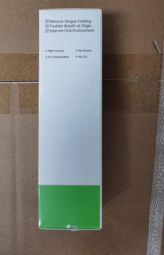 Tongue Cleaner Gel - Fresh Mint Tongue Cleaning Paste for Bad Breath & Halitosis | 2 Pack