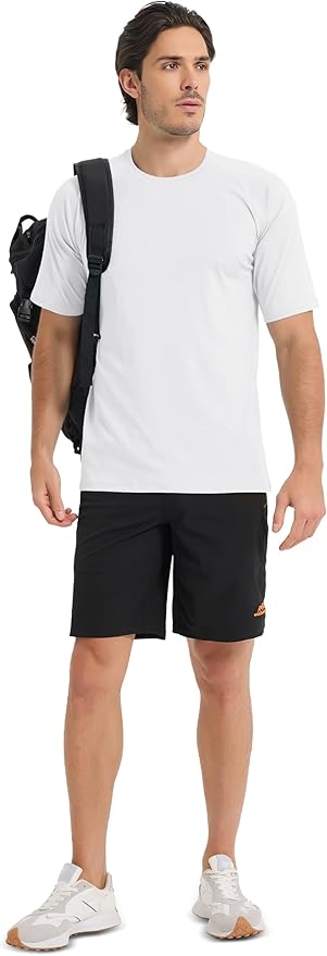 MAGCOMSEN Men's Short Sleeve UPF 50+ Sun Protection Shirts Quick Dry Athletic T-Shirt Hiking Running Swimming Rash Guard-StrideForce Fitness