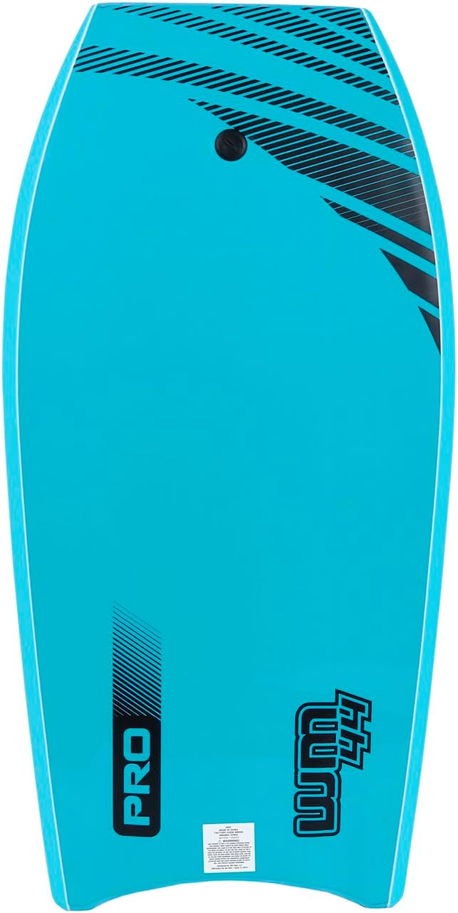44 inch Body Board Ultimate Wavemaster Pro Bodyboard, Super EPS Core with Pro Quality Wrist Leash-StrideForce Fitness
