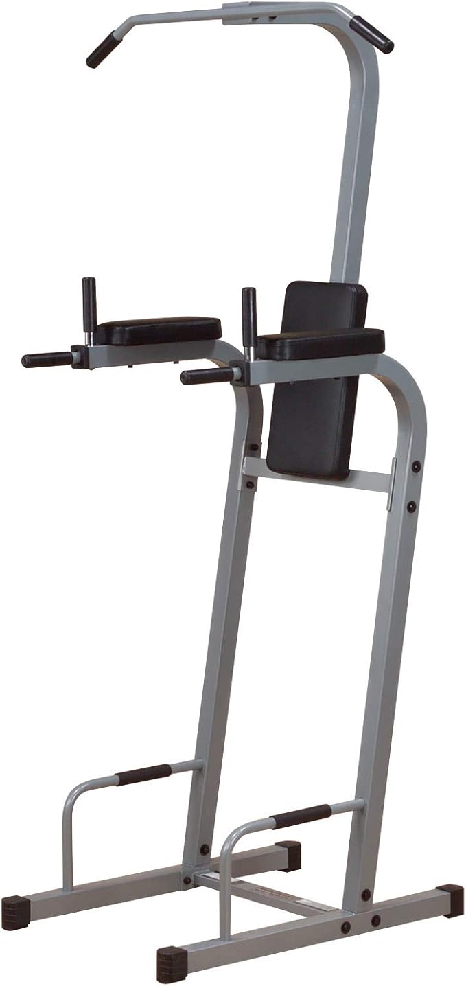 Body-Solid (PVKC83X) Multi-Function Pull Up & Dip Station with Vertical Knee Raise, Chin-Up Bar Stand, and Strength Training Dip Stands-StrideForce Fitness