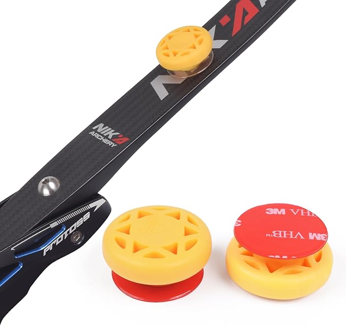 Archery Bow Stabilizer Solid Rubbe Limbs Vibration Damper for Youth Compound Bows, 2-Pack-StrideForce Fitness