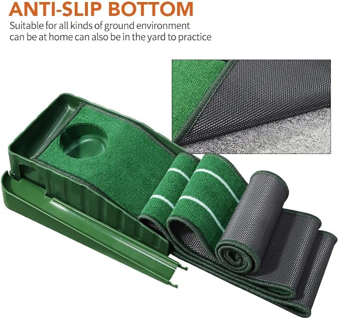 Golf Putting Mat for Various Skill Levels-StrideForce Fitness