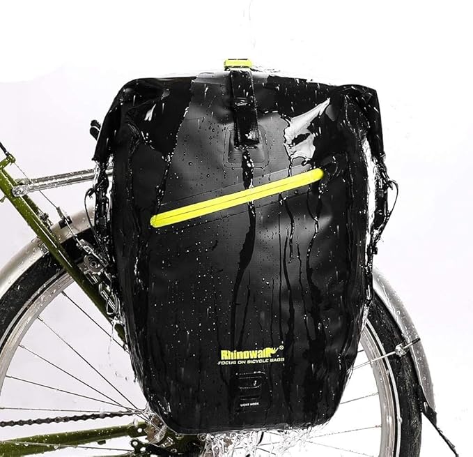 Rhinowalk Bike Bag Waterproof Bike Pannier Bag for Bicycle Cargo Rack Saddle Bag Shoulder Bag Laptop Pannier Rack Bicycle Bag Professional Cycling Accessories-StrideForce Fitness