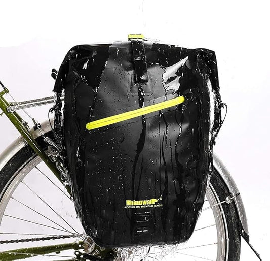 Rhinowalk Bike Bag Waterproof Bike Pannier Bag for Bicycle Cargo Rack Saddle Bag Shoulder Bag Laptop Pannier Rack Bicycle Bag Professional Cycling Accessories-StrideForce Fitness