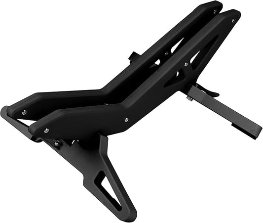 Adjustable Bike Parking Stand Fits 16-29 Inch Bicycles, Compatible with 23c-3.0 Tire Width – Heavy-Duty Plastic, Easy Installation, Stylish Two-Tone Design (Black)-StrideForce Fitness