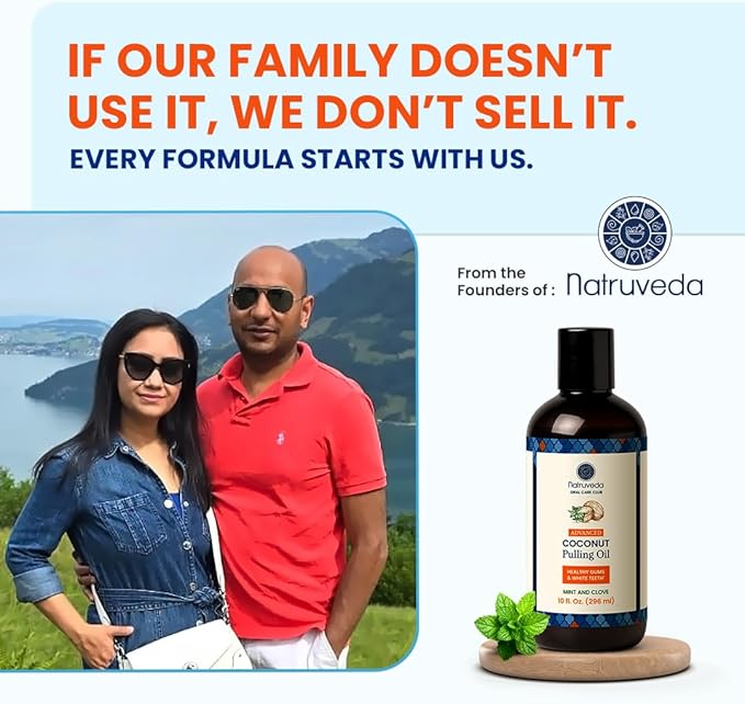 Coconut Oil Pulling Mouthwash – 40 oz (Pack of 4), Extra Virgin Coconut Oil, Mint Flavor, Oil Pulling for Teeth & Gums, Natural Mouthwash, Whitening Oral Rinse, Ayurvedic Pulling Oil