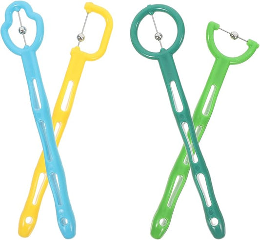 Angoily Tongue Trainer, 4 PCS Tongue Tip Exercise Set Lateralization Lifting Oral Muscle Training Tool, Oral Motor Retaining Tools for Speech Delay