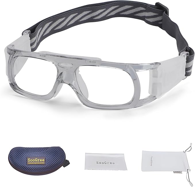 Men Basketball Glasses.Soccer Football Sport Protective Eyewear Safety Goggles,Sports Glasses For Replaceable Lens-StrideForce Fitness