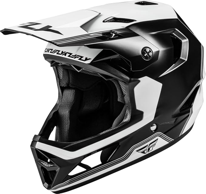 Fly Racing Rayce Full-Face Mountain Bike/BMX Helmet – ASTM F1952 DH Certified, CPSC 1203, CE EN1078, Poly-Alloy Shell, TFV Ventilation, Removable Liner-StrideForce Fitness