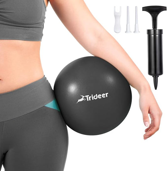 Trideer Pilates Ball - 9 Inch Core Ball for Physical Therapy, Yoga, Stability & Workout - Office & Home Gym-StrideForce Fitness