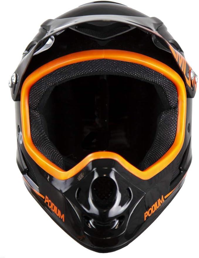 Demon United Podium Fullface Bike Helmet- 13 Vents- Lightweight- Breathable-StrideForce Fitness