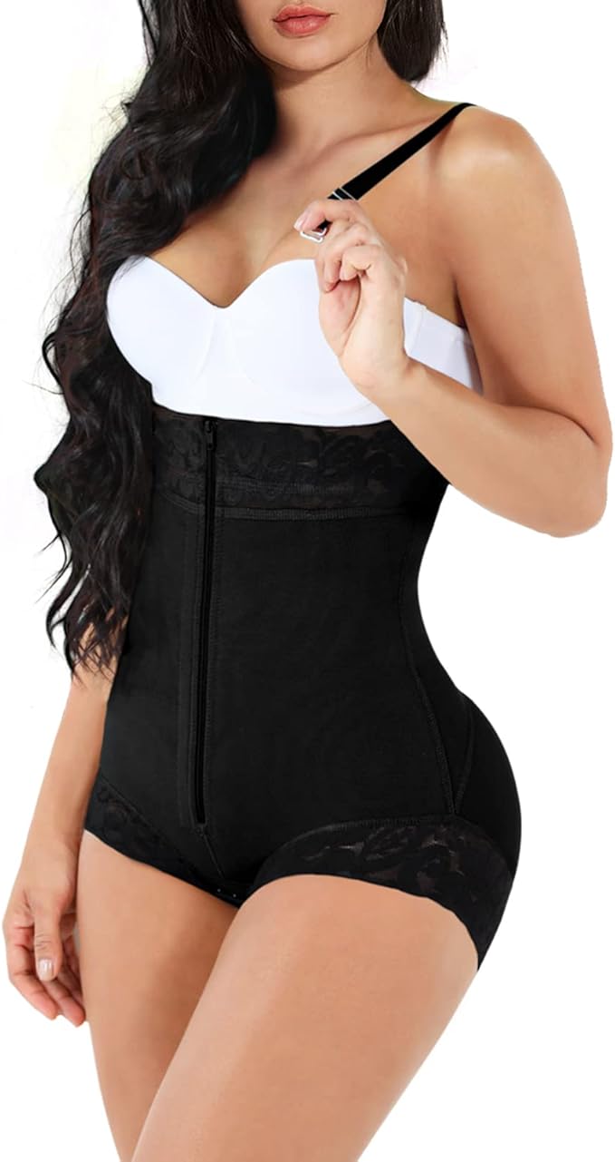 Shapewear for Women Tummy Control Fajas Colombianas Body Shaper Butt Lifter Compression Garment Open Bust Bodysuit-StrideForce Fitness