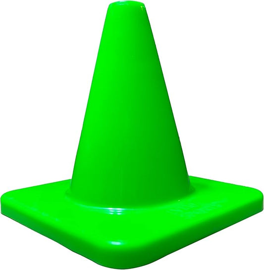 LVL10 Pro Training Cones - 6" Soccer Training Cones for Sports - for Basketball, Football, Basketball and Agility Drills - Soccer Field Markers That Won't Crack, Slide or Fly-StrideForce Fitness