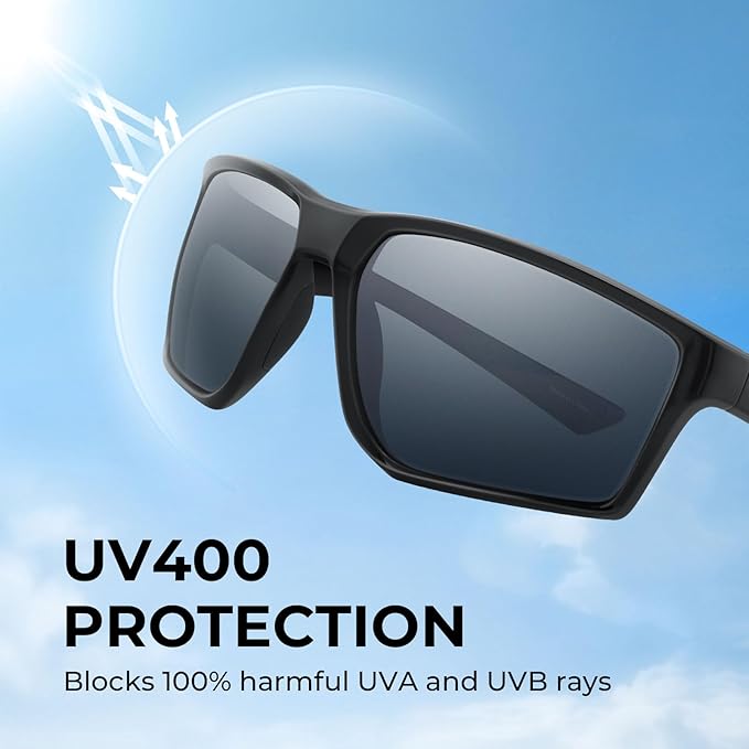 KastKing Osage Polarized Sport Sunglasses for Men and Women, Ideal for Driving Fishing Cycling Running, UV Protection-StrideForce Fitness