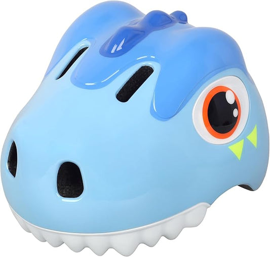 Dinosaur Bike Helmet for 1-3-5-8 Toddler Baby Kids, Lightweight Bicycle Helmet for Cycling Skateboard Roller Skate & Multi-Sports,2 Sizes for Boys and Girls-StrideForce Fitness