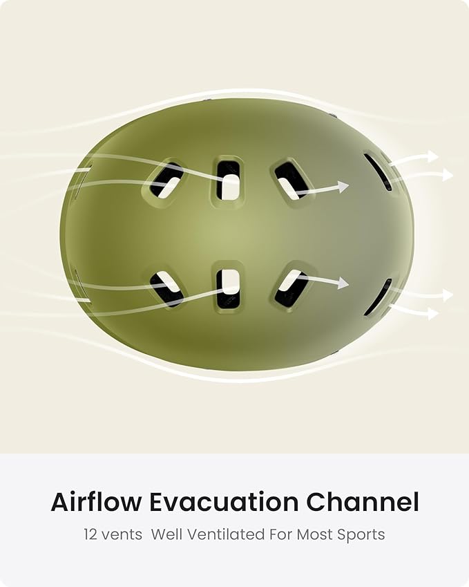 OutdoorMaster Skateboard Cycling Helmet - Two Removable Liners Ventilation Multi-Sport Scooter Roller Skate Inline Skating Rollerblading for Kids, Youth & Adults-StrideForce Fitness