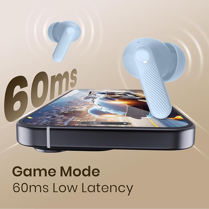 Wireless Earbuds 2025 Bluetooth Headphones 100H Playtime Ear Buds in-Ear Bluetooth Earbuds 5.4 Headphones Deep Bass Stereo Active Noise Cancelling IP5 Waterproof Earphones for Android iOS-StrideForce Fitness