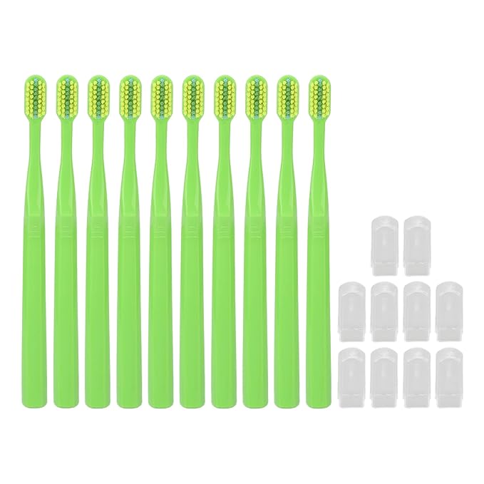10Pcs Toothbrush Cleaning Tool Set, Interdental Brush Kit for Kids and Adults, Soft Tooth Cleaner for Braces and Teeth, Care Accessories for Oral