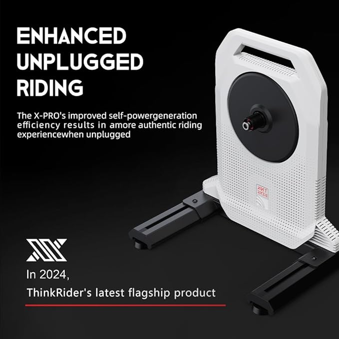 ThinkRider XXPRO Direct Drive Smart Bike Trainer Max 2500W Indoor Training Generate Electricity by Oneself Bicycle Roller-StrideForce Fitness