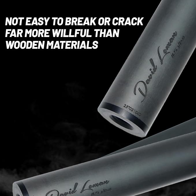 29.13" /Radial Wavy 3/8-10 3/8-11 3/8-14 Uni-Loc 5/16-18 Carbon Pool Cue Single Shaft, Low Deflection Technology, Ultra-Smooth, pro Taper, Easy to Control-StrideForce Fitness