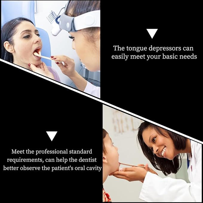 20pcs Plastic Tongue Scrapers, Lip Cheek Retractors, Tongue Depressor Spatulas for Instrument Healthy Oral Care Help Fight Bad Breath