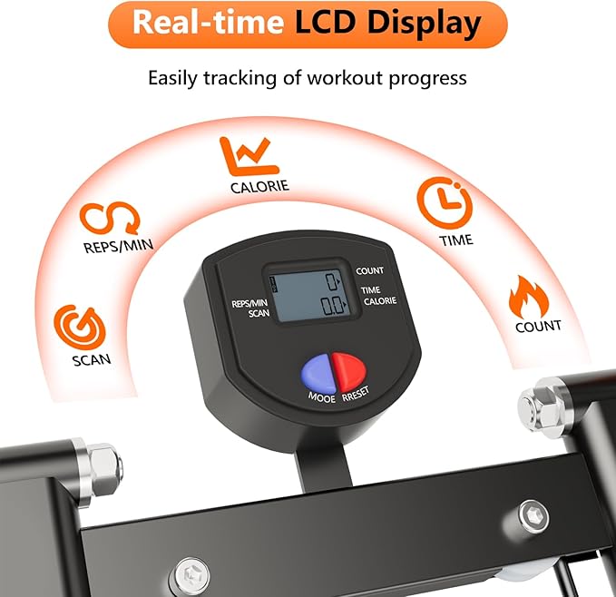 Stair Stepper with Adjustable Resistance for Home Cardio Workout,Upgraded Vertical Climber Machine Full-Body Workout,Compact Folding Exercise Climber, Adjustable Handlebar & Pedals-StrideForce Fitness