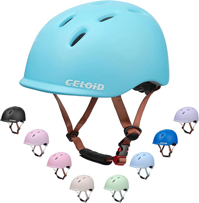 Kids Bike Helmet,Toddler Cyling Helmets for Ages 5-8-9-10-12-14-16Years Youth Boys & Girls,Child Adjustable Multi-Sport Bicycle Skateboard Roller Skate Scooter Balance Skateboarding Helmet-StrideForce Fitness
