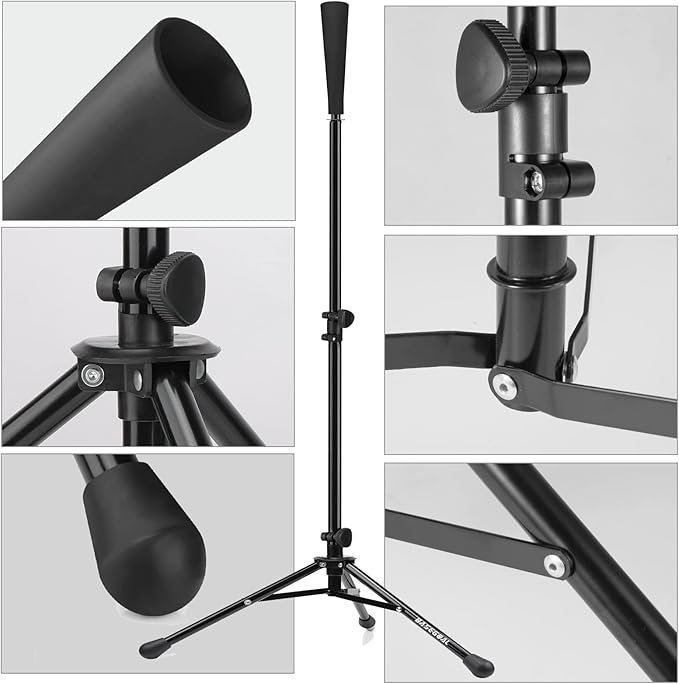 7'×7' Baseball Softball Practice Net,Baseball Backstop,with Batting Tee,Ball Caddy,for Hitting Pitching Batting Catching with Bow Frame,Bonus Strike Zone,Portable and Foldable-StrideForce Fitness