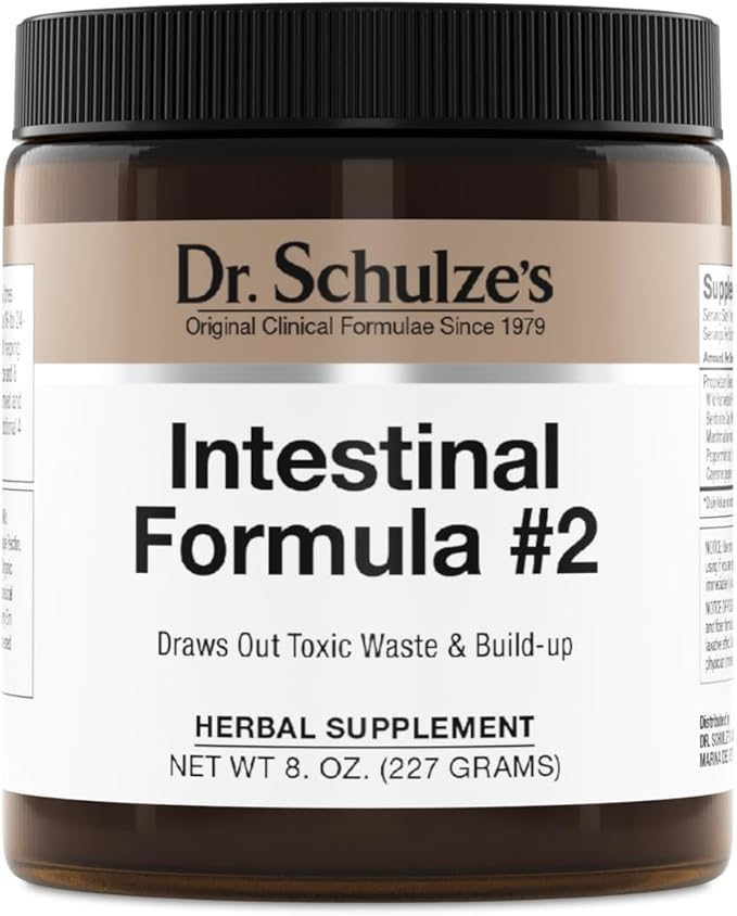 Dr. Schulze's | Intestinal Formula #2 | Herbal Colon Cleanse Formula | 8 Oz. Jar-StrideForce Fitness